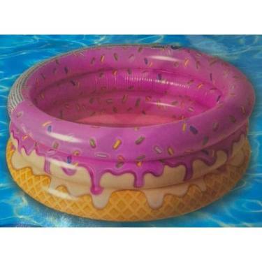 Imagem de Piscina Inflável Infantil de 88 litros modelo sorvete - Ark Toys