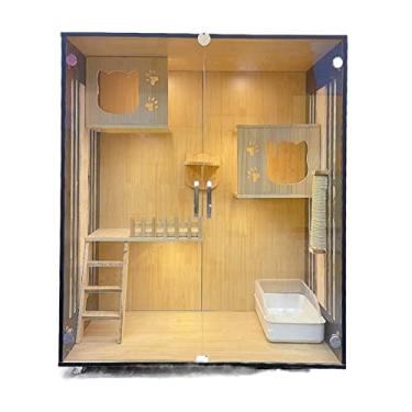 Imagem de Gaiola para gatos Gaiola gato villa casa gaiola interno luxury grande lojas de