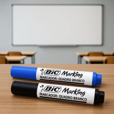 Imagem de Kit Com 2 Marcadores Para Quadro Branco Escolha Sua Cor BIC Marking, A