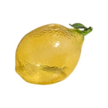 Imagem de Bothyi Vaso de flores, suporte decorativo para frutas, difusor de vidro vazio, vaso hidropônico para plantas de interior, mesa de casa, quarto, Limão 16x10.5x10.5cm