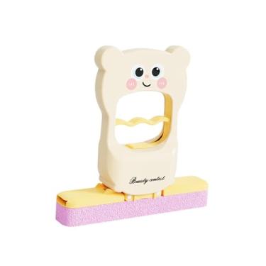 Imagem de IEUDNS Mini esfregão de mesa dobrável, esponja de limpeza portátil, esfregão de mesa portátil, de limpeza de pisos para azulejos, espelhos de, Bege