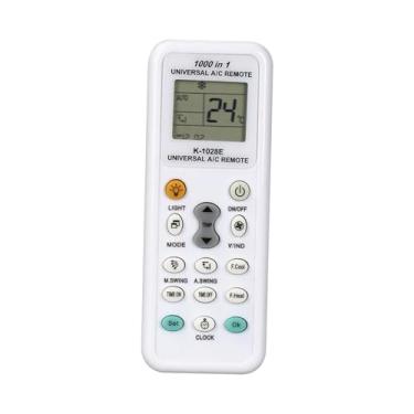 Imagem de IEUDNS Controlador de controle remoto universal para ar condicionado K-1028E Controlador de ar condicionado compacto e prático para sala de estar