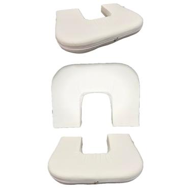 Imagem de Almofada para amamentação bebê e gêmeos simullâneos grande. (Creme)