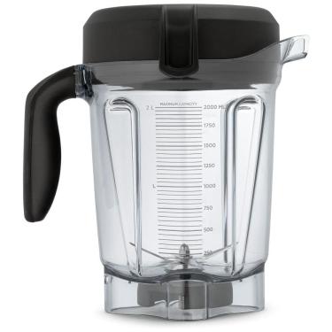 Imagem de Copo, Jarra de Reposição para Liquidificador 1.8L para Modelo 5300, VITAMIX 060904, Preto