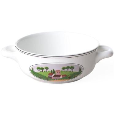 Imagem de Tigela Elegante para Sopa, Tema de Fazenda com Capacidade de 450mL, Material de Porcela...