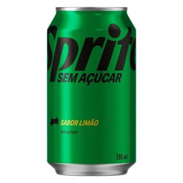 Imagem de Refrigerante Sprite Sabor Limão Sem Açúcar Lata 350ml