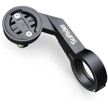 Imagem de SoRider - SUPORTE PARA COMPUTADOR DE BIKE/dispositivos GPS/computadores da série Garmin EDGE Edge 540 530 830/ iGPSPORT/XOSS G/MAGENE/CYCPLUS/GPS/ODOMETRO – Montagem no Guidão – Preto.