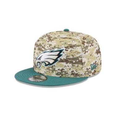 Imagem de BONE NEW ERA 9FIFTY PHILADELPHIA EAGLES NFL SALUTE SERVICE 2025 MILITAR-Masculino