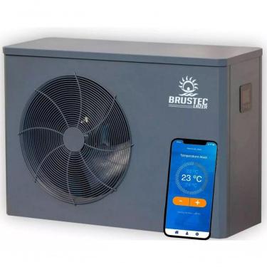 Imagem de Bomba Trocador Calor Wi-fi Inverter Para Aquecimento De Piscinas Até 43 Mil Litros - Brustec