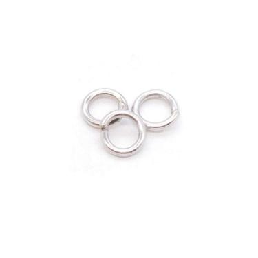 Imagem de Argola Elo Metal Níquel 6mm 100pçs 8g Chaveiro - Macall