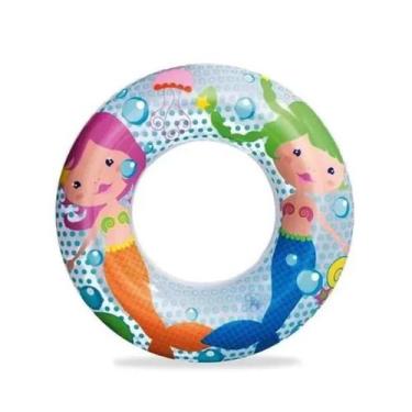 Imagem de Boia Infantil Criança Circular P/ Piscina Praia Estampa 51cm - Bestway