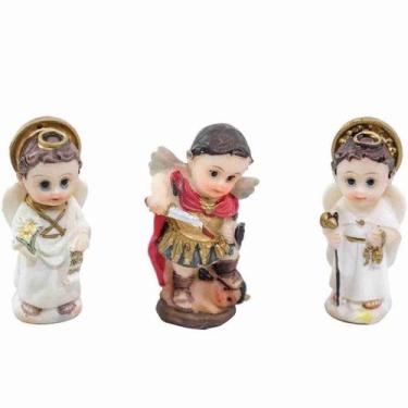 Imagem de Três Arcanjos Infantil 4cm - Enfeite Religioso - Tasco