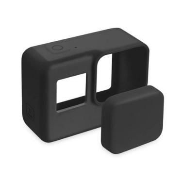 Imagem de Capa Protetora e Lente em Silicone Para GoPro 5-7 - Preta - Shoot