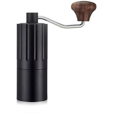 Imagem de YWangQiang Moedor manual de café com rebarbas de cerâmica com alça de aço inoxidável e recipiente de café