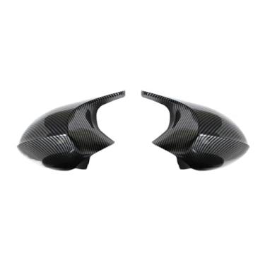 Imagem de Capa de espelho de asa de carro, para 1 3 séries E92 E93 E90 E91 M3 Capa E81 E82 E87 E88 de fibra de carbono acessórios de carro