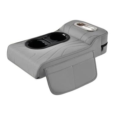 Imagem de Capa Para Apoio De Braço De Automóvel | Organizadores De Interior Automotivo De Couro,Almofada Para Apoio De Braço Do Console Do - Para SUV, RV, Sedã, Veículo E