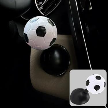 Imagem de Capa de botão de partida do motor de carro, botão de partida, capa basculante de barra esférica, acessórios de decoração de joystick de interior de carro universal - preto