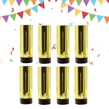 Imagem de Canhão De Confetes,Kit Com 8 Peças Para Acessórios De Festa | Materiais Para Decoração Com Confete - Para Celebrações Internas Externas Natal Aniversários Casamentos Ano Novo Formatura