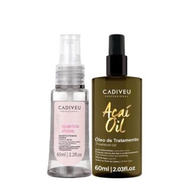 Imagem de Kit Cadiveu Professional Essentials Quartzo Shine Óleo e Açaí Oil 60 (
