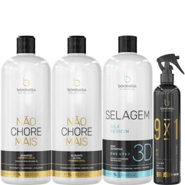 Imagem de Borabella Kit Não Chore + Selagem 3x1L + Fluido 300ml