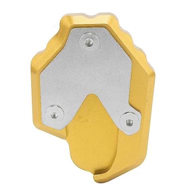 Imagem de Suporte lateral de alumínio cnc, placa de extensão, suporte de pé, substituição, força 350 nss350 2020-2022, suporte de motocicleta, ampliador (Amarela)