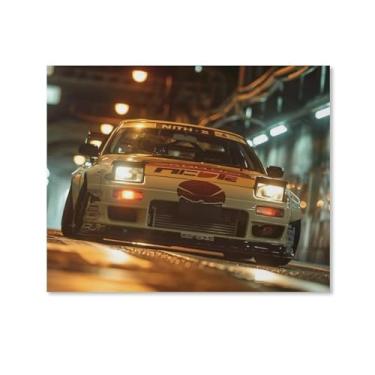 Imagem de HouLaiZhe Carro esportivo modificado S15 Jdm pôsteres de carro tela estética decoração de sala de parede impressões de parede sala de galeria decoração de parede para quarto sala de estar escritório