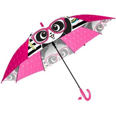 Imagem de Guarda-chuva infantil longo automático com apito Luluca