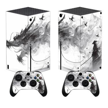 Imagem de PlayVital Mistborn Dragon Custom Vinyl Skins for Xbox Core Wireless Controller, Wrap Decal Cover Stickers for Xbox Series X Console Controller