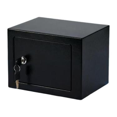 Imagem de Baoblaze Cofre de pequeno em metal para guardar documentos e objetos de em casa ou no escritório. Prático e versátil.