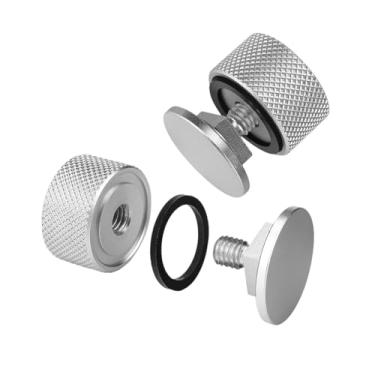 Imagem de predolo Fixadores para máscara de solda com almofada de silicone, acessórios de fixação para capacetes de proteção, ideais para canteiros de obras e oficinas, Prata