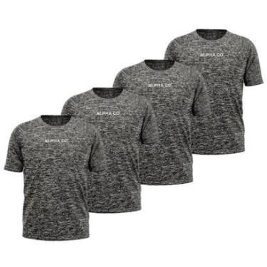 Imagem de Kit 4 Camisetas Dry Alpha Co Masculina-Masculino
