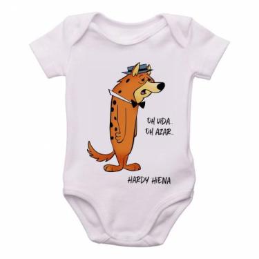 Imagem de body nenê criança roupa bebê   Hanna Barbera Hardy Hiena, P   ( 0-2 Me