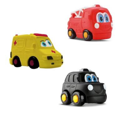 Imagem de Carrinhos Coleção Emergência Baby Start Soft- Cores Sortidas- Silmar
