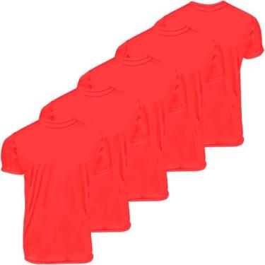 Imagem de Kit 5 camisas manga curta gola redonda Dryfit UV Plus Size - Garage 31