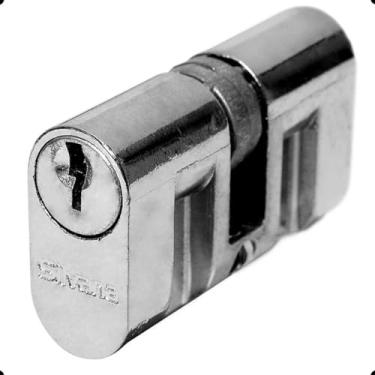 Imagem de Cilindro Miolo Tambor De Fechadura 48mm Niquelado - Silvana