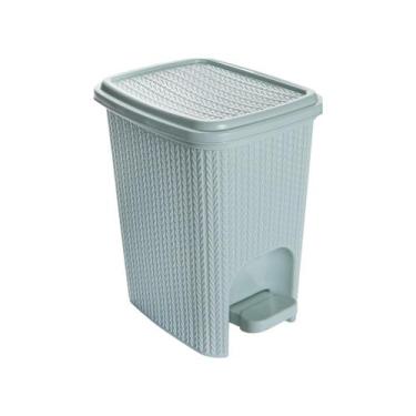 Imagem de Lixeira De Bebê Infantil Trama Plasútil 7 Litros, Verde