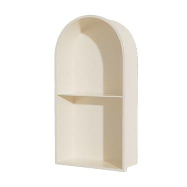 Imagem de Nicho de chuveiro de aço inoxidável, alcova para quarto úmido, suporte de chuveiro embutido para quarto, cozinha, sala de estar, prateleiras de banheiro, prateleira de armazenamento à prova d'água de