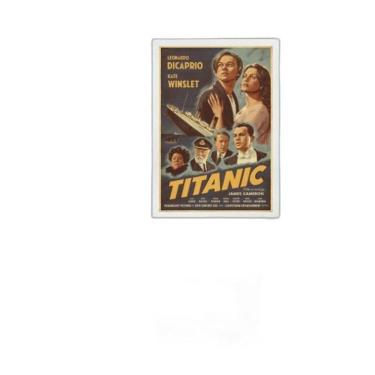 Imagem de Quadro Poster Do Filme Titanic 33X24Cm - Com Vidro