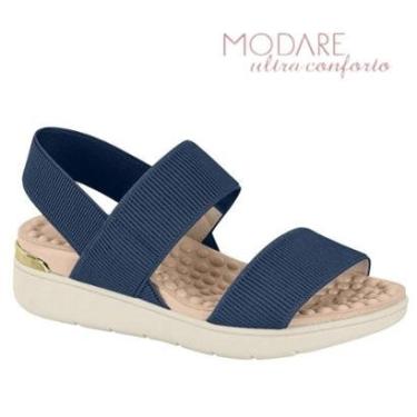 Imagem de Sandália Tamanco Feminina Modare Elástico Ortopédica Anatômica Papete Ultra Conforto Original-Feminino