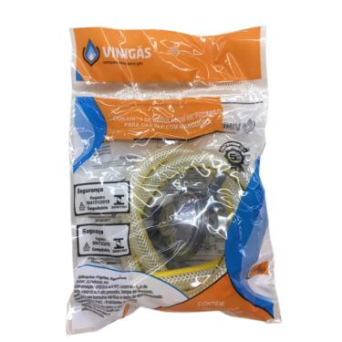 Imagem de Regulador De Pressão Para Gás Glp Com Mangueira