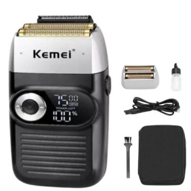 Imagem de Barbeador Kemei Km-2026 Sem Fio Para Barba E Cabelo - Lippin