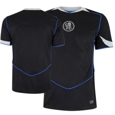 Imagem de Camisa do Chelsea III 2026 Torcedor Total 90 Masculina, Preto, GG