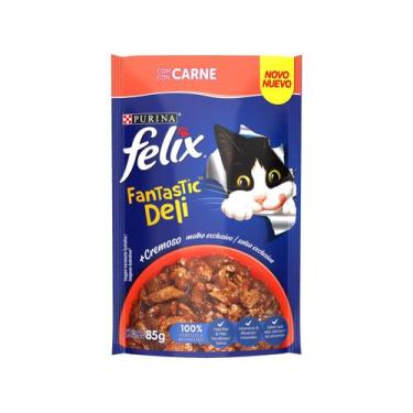 Imagem de Ração Úmida Nestlé Purina Felix Fantastic Deli para Gatos Adultos Sabo