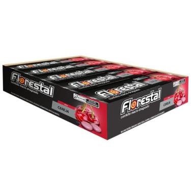 Imagem de Bala Drops Florestal Drageado Cereja 32g Embalagem com 10