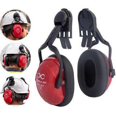 Imagem de Abafador de Ruído 15db Para Capacete Protetor Auricular Concha Shell Max PAAC Steelflex