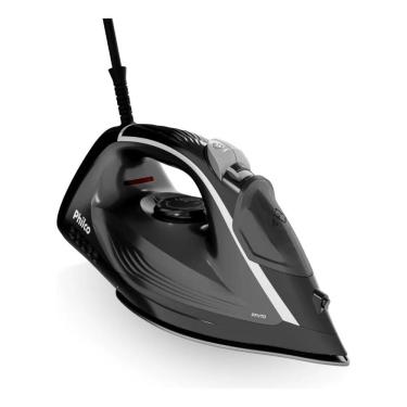 Imagem de Ferro De Passar A Vapor Base Cerâmica Pfv70 127 Preto Philco
