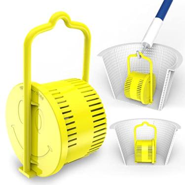 Imagem de O SKIMMIE FELIZ TAB-detém dois 3" Cloro Guias- com segurança seguros de cloro Tabs em Skimmer Basket -SLOWS Release Chemical Holder-Dispenser-SANITIZER-Acima Inground Pool-FLOW CONTROL-Optimal Chlorinator