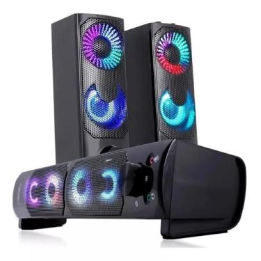 Imagem de Mini Alto Falante Para PC E Notebooks KP 6040 Caixa Som Knup, preto