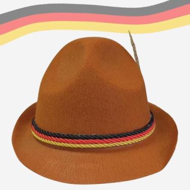 Imagem de Chapéu Festa Alemã Típica Fantasia Oktober Alemão Saint Patricks Uniss