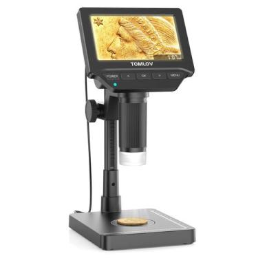 Imagem de Microscopio Digital TOMLOV DM4W de 4.3'' con Balanza Integrada para Mo